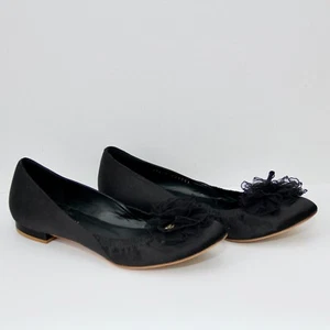 Chanel Camiellia Ballet Flat Vintage Slip On - Picture 1 of 14