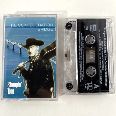 Stompin’ Tom The Confederation Bridge 1997 Vintage Cassette Tape EMI Canada - Image 1 of 4