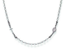 AMEN Womens Necklace CROBB3 925% Silver Cross
