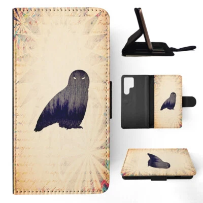 ОТКИДНОЙ ЧЕХОЛ ДЛЯ SAMSUNG GALAXY|СОВА АКВАРЕЛЬНОЕ ИСКУССТВО - Изображение 1 из 4