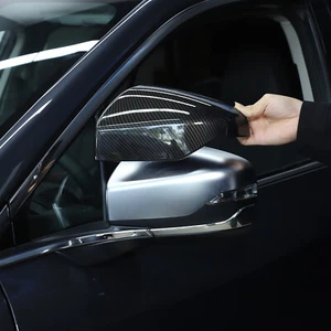 ABS Carbon Fiber Side view Mirror Cover Garnish Overlay For Subaru Outback 2022+ - Picture 1 of 9