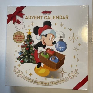 Disney Mickey & Friends Advent Calendar Christmas Activity Box Set w/ Storybook - Picture 1 of 4