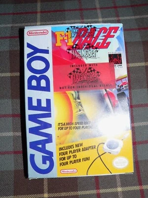 F1 Race [4 Player Adapter Bundle] Nintendo GameBoy Game, NEW, Open Box! - Image 1 of 4