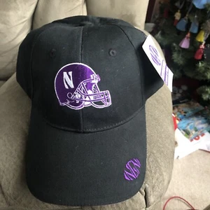 Vintage Northwestern Wildcats Randy Walker Gridiron Network Hat Vintage New - Picture 1 of 10