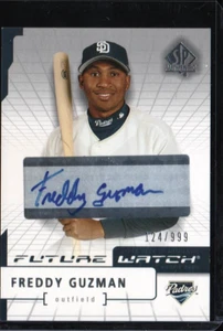 Freddy Guzman 2004 SP Authentic Future Watch Silver Autograph 124/999 Mint+ - Picture 1 of 2