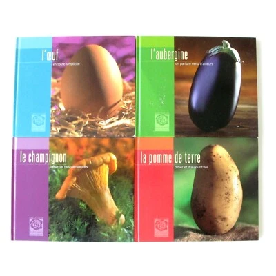 Trésor de nos campagnes champignon-œuf-aubergine parfum-pomme terre Lot 4 livres - Photo 1/4