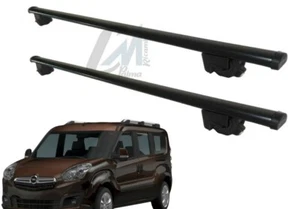 IRON130+SM03 BARRE PORTATUTTO PORTAPACCHI FARAD NERE OPEL COMBO TOUR 2012->2018 - Foto 1 di 12