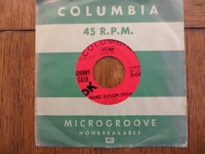 Johnny Cash – Orange Blossom Special - 1965 - Columbia 4-43206 7" Single - Picture 1 of 4