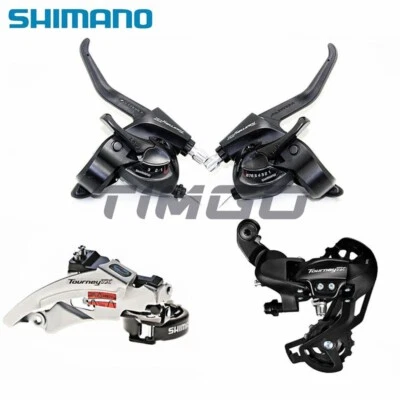 Shimano TourneyTX TX800 3×8 Speed Derailleur Groupset Brake Shifter Combo Lever - Image 1 of 4