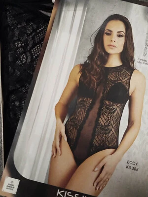 ✨ sexy Body Kissimo NERO intimo coppe formate T. L BIANCALUNA Donna con spalline - Immagine 1 di 4