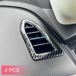 Cubierta de ventilación de aire del tablero de instrumentos de fibra de carbono para accesorios Subaru Crosstrek 2024 2025 - Imagen 1 de 6
