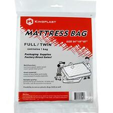 K Twin/Full Mattress Bag Mobile Clear Mattress Storage Bag Mattress Treatment...