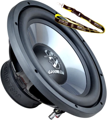Ground Zero GZIW300 30cm Subwoofer 400 Watt RMS 12" Car Hifi 4 Ohm NEU OVP - Bild 1 von 4