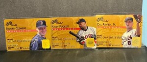 1995 Studio Gold Cards! Ripken, Clemens, Puckett, O'Neil