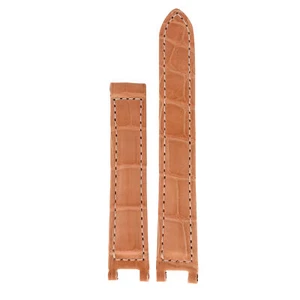 Cartier Pasha Light Rose Cream 15.5mm x 14mm Alligator Leather Deployment Strap - Picture 1 of 2