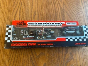 1991 Matchbox Super Star Team Convoy Dale Earnhardt #3 Goodwrench Racing w Van - Picture 1 of 14