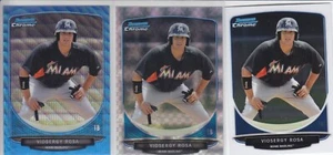 Viosergy Rosa 2013 Bowman Chrome BCP164 Chrome Prospect Card Lot w/refractors - Picture 1 of 1