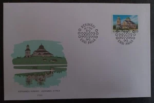 1988 Finland Kerimaki church FDC ties 2.2Mk Stamp cd Kerimaki - Picture 1 of 2