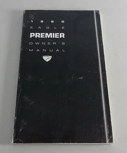 Proprietario´S Manuale/Handbook Plymouth Eagle Premier Stand 1990 - Foto 1 di 2