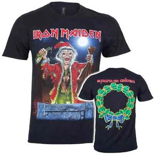 Iron Maiden T Shirt Official No Prayer For Christmas New Black S M L XL XXL - Picture 1 of 10