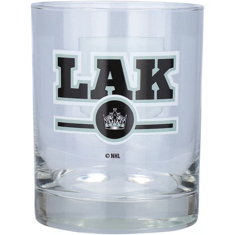 Los Angeles Kings Letterman 14oz. Rocks Glass Cover