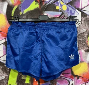Adidas Shorts Vintage 80s Footbal Soccer Running Retro West Germany Mens Size 6 - Picture 1 of 15