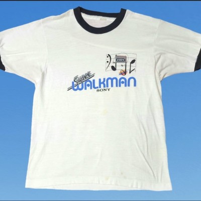 Vintage 90s Sony Walkman T Shirt XL - Retro Music Player Retro  