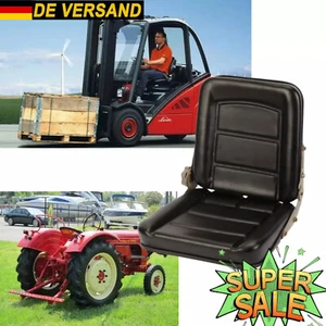 Universal Traktorsitz Schleppersitz Staplersitz Baggersitz PU Baumaschinensitz - Bild 1 von 12