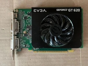 EVGA NVIDIA GEFORCE GT 620 01G-P3-2621-KR 1GB DDR3 HDMI/DVI GRAPHICS CARD L7-4(8 - Picture 1 of 5
