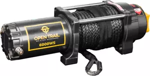 Open Trail 6000 LB Wide Body Winch With Synthetic Rope - Bild 1 von 2