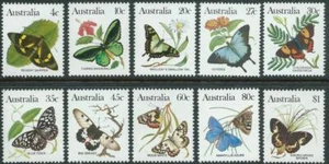 AUSTRALIA - 1983 'BUTTERFLIES' Set of 10 MNH [E5829] - Bild 1 von 1