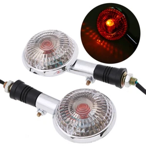 Paar Motorrad Blinker Bernstein Licht 12V Für VMX1200 VMX 1200 VMX-1200 VMAX - Bild 1 von 12