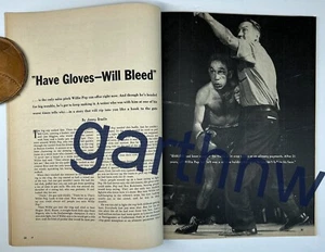 WILLIE PEP 1959 RARE BOXING PICTORIAL HAVE GLOVES—WILL BLEED SANDY SADLER PEREZ - Picture 1 of 2