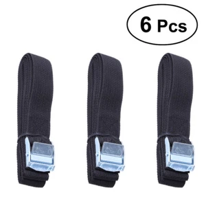 6pcs Nylon Lashing Straps with Buckle for Cargo Tie Down Kayak Carrier Moving AU - Picture 1 of 8