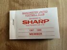 Manchester United Members  Ticket / Voucher Book Season 1987 - 1988