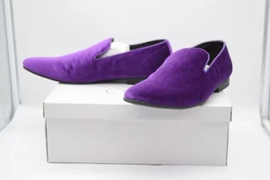 NEW Steve Madden Laight Loafer Mens Size 13 Purple Velvet Slip On Casual Comfort - Bild 1 von 9