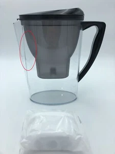 Amazon Basics Wasserfilterkanne 2,3L Schwarz, kompatibel mit BRITA MAXTRA+ - Bild 1 von 6