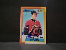 1990 TOPPS ROOKIE JEFF JUDEN AUTOGRAPH SIGNED AUTO BASEBALL CARD #164 ASTROS