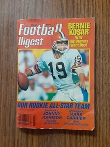 1991 NFL Football Digest Rookie All Star Team + Bernie Kosar Cleveland Browns - Bild 1 von 4