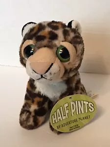 Peluche Adventure Planet mezza pinta cucciolo di leopardo 6 pollici etichette originali - Foto 1 di 8
