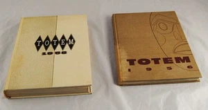 Lot of 2 Vitnage Totem Yearbooks 1956 & 58 University of Bristish Columbia n4b1 - Picture 1 of 1