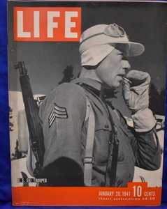 LIFE MAGAZINE January 20 1941 U.S. Ski Trooper - Imagen 1 de 5