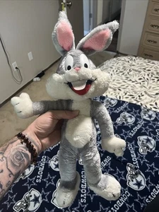 Looney Tunes Bugs Bunny Plush Stuffed Animal Official Cartoon Toy - Picture 1 of 8