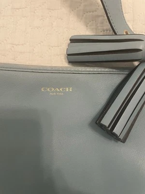 COACH 19889 Bolso de Hombro Legado Cuero Bolso de Mano Borlas Cartera Foto 1 de 4
