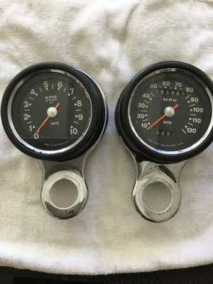 Velocímetro y tacómetro Smith’s Triumph O E M T100 500cc 1970-1974 Foto 1 de 4