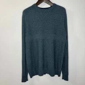 Smartwool Ripple Ridge Crew Sweater Merino Wool Blend Men's XL Blue  - Picture 1 of 8