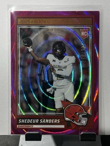 2025 Panini Score Rookies Shedeur Sanders #15 Pink /399 (RC) Cleveland Browns - Picture 1 of 3