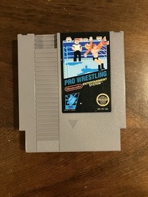 Pro Wrestling (Nintendo, 1988) NES game only authentic tested