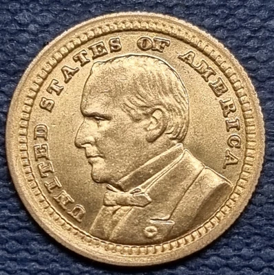 1903 Louisiana Purchase St. Louis One Dollar $1 UNC Uncirculated #96205 - Image 1 of 2