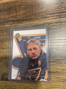 1993-94 Leaf Studio Signature Series Brett Hull #8 - Picture 1 of 2